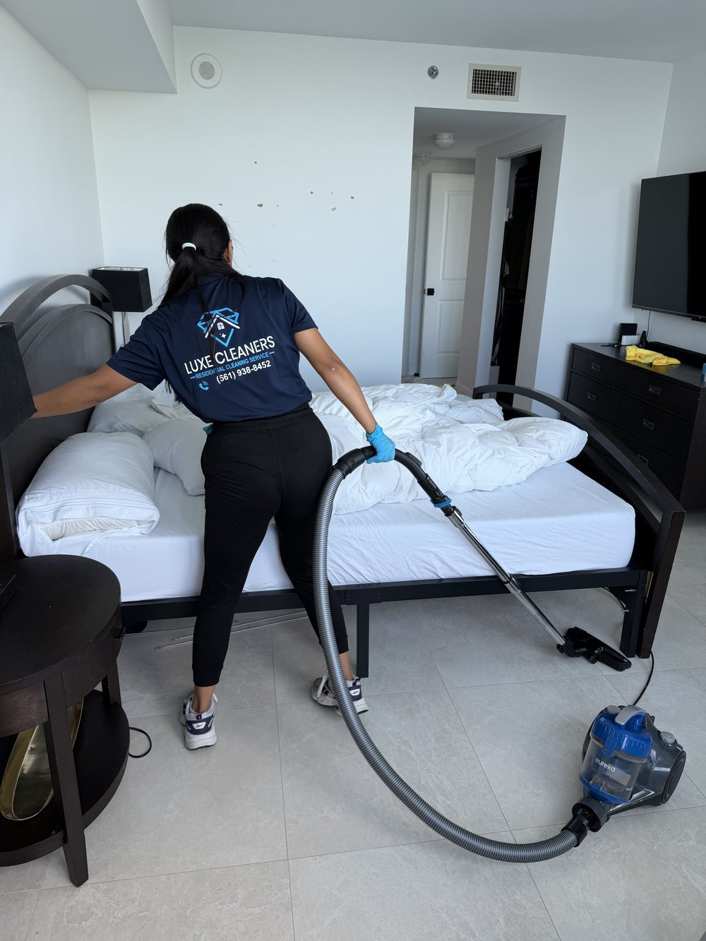 Cleaning in action