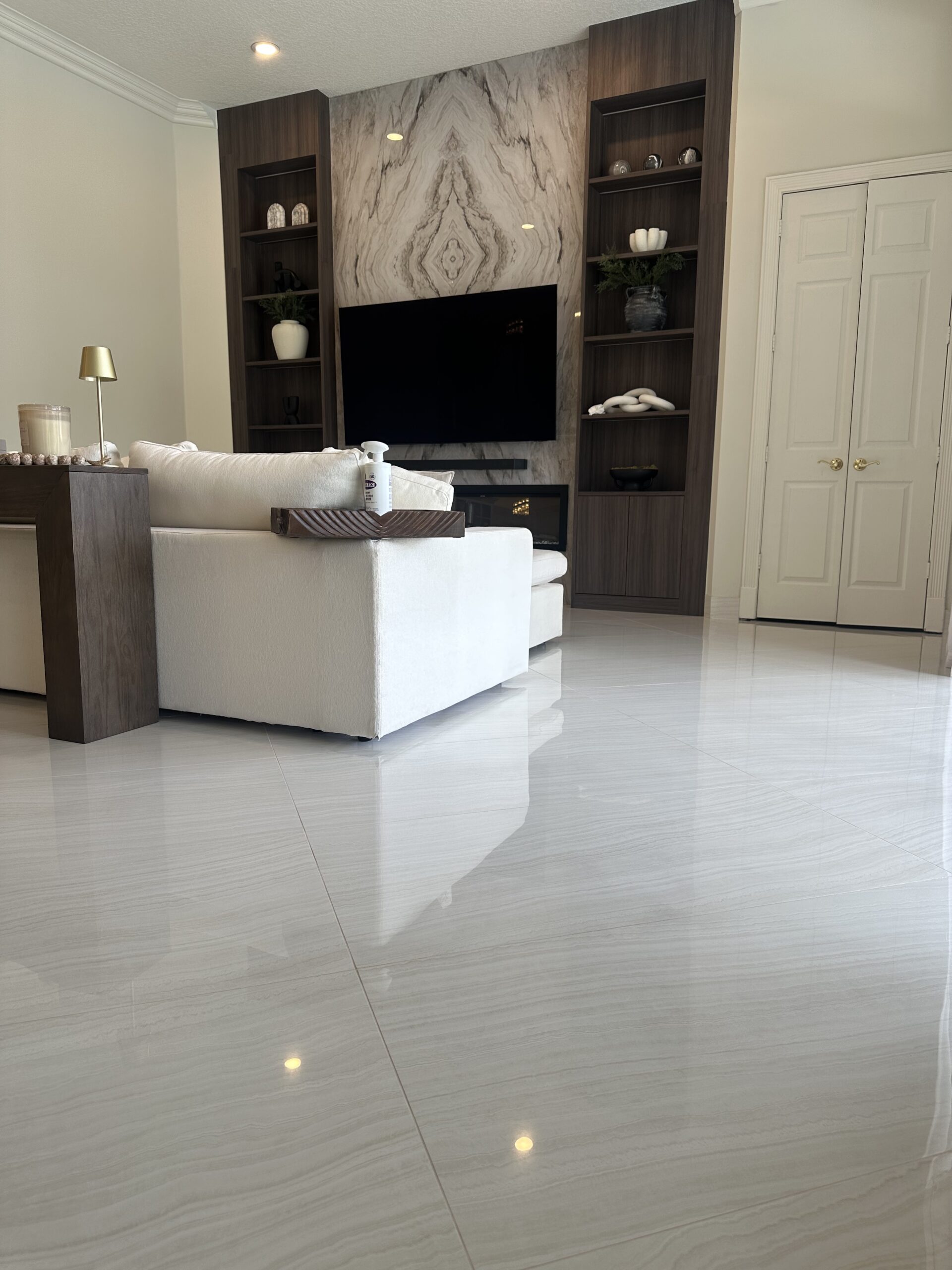 Professional cleaning detail